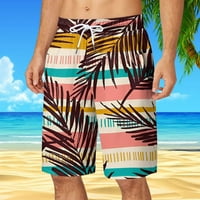 Prodaja čišćenja Trčevi za muškarce Muškarci Havajski džep Elastični struk Print Plaže Kratke hlače
