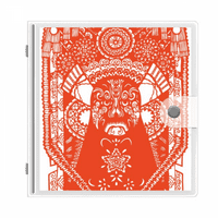 Red Peking Opera Paper-CICT glava lica FOTO Album novčanik za vjenčanje 4x6