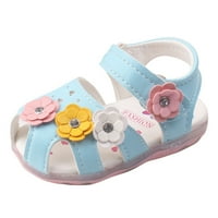Relanfenk Baby Girl Cipele Toddler Kids Girls Cvijeće LED svjetlosne tenisice Sandale Cipele