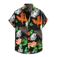 Muška majica kratkih rukava Striped Bool Block Fashion Havajska majica za dječake Majice Ležerne prilike