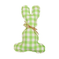 Deyuer Rabbit Ornament Bez blještav za pranje protiv deformirane pune punjenja mekog dodir Kolekcionarska