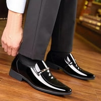 Klasični stil muške cipele Modni metalni ukras za traku Business casual tip toe kožne cipele yutnsbel