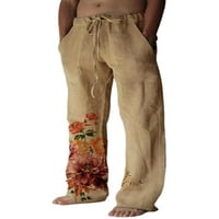 Bomotoo muške pantalone za crtanje elastičnih struka hlače casual loungeawer jogger palazzo pant slika