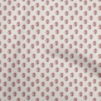 Onuone pamuk poplin twill blijeda ružičasta tkanina cvjetna šivaća materijala za ispis tkanina sa dvorištem