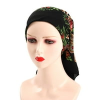 Yubnlvae svileni šalovi za žene ženska dama vrat vintage šal za islam za ispis šalca bandanas šal putni kosu za kosu žene šal narodno prilagođeni omot cvijeće šal svilene šalove