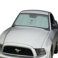 Pokrivač UVS Custom Sunčana krema sa Black Mustang Godinama Logo za Ford Mustang