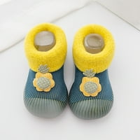 Wiueurtly Light up cipele za djecu za bebe kod kuće crtane tople kuće papuče za obložene zimske zatvorene
