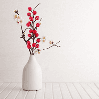 Simulacijske biljke Berry Garland Decor Artificial Crveni bobica Cvijet za Xmas