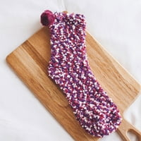 Zimska koralna fleka kolač za kolače ručnike masaža donje cijevi ženske čarape Početna čarapa