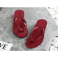Oucaili Dame Platform Sandal Ljeto Flip Flops Beach Thong Sandale Comfort Wedge Sliet Papuče Party Casual