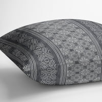 Dawson sivi vanjski jastuk na otvorenom na dizajnu Kavka