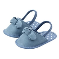 Dječje sandale Prvi šetači Ljeto Bowknot Ravne papuče Plava 12m-18m