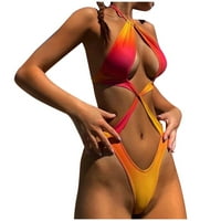 Hesxuno ženska seksi visokog grudi za jednu rame za bikini set tisijskih kupaonica