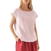 Ženska modna boja kontrastna patchwork sa majica s dugim rukavima u neformalnim situacijama