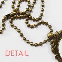 Palmleaf Fan Kina uzorak antikne ogrlice vintage privjesak za privjesak