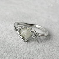 Cleance u iznosu od $ Cotonie of Opal Prsten za žene Opal Bijeli kamen ručni Rrnament prsten za prsten