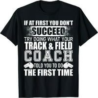 Funny Track & Field Coach Thirt hvala poklon za trenere za majicu