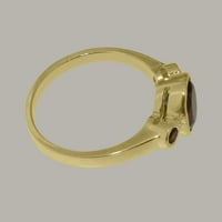 Britanci napravio je 10k žuto zlato stvarne originalne grane nožne permirane prstene - veličine opcija