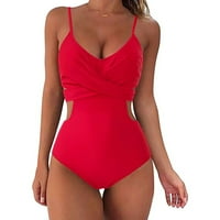 Jedan kupaći kostim za žene zamotavanje izrezanih kupaćih kostima kupaći kostimi visokog struka Monokini