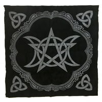 Trostruki mjesec pentagram oltarna tkanina Tarot Stolcloth meka misteriozna zaštitna stolnjak za astrologiju