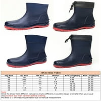 Daeful Muns Sigurnosni klizanje otporne na kišne čizme za radne cipele Jake radne cipele Vodootporne anti-smash Rainboot Industrijska zaštita Boot-Calf, plava, stil B 5.5