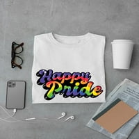 Sretni ponos Bubblegum Tekst majica-majica -sMartprints dizajni, muški xx-veliki