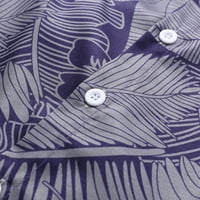 Muška majica Ležerne prilike Stilske majice Ljeto Top kratkih rukava Seaside Beach Hawaiian tiskana