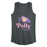 Polly džep - volim Polly džep - ženski trkački rezervoar