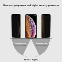 Zaštitnik zaslona za zaštitu od stakla za privatnost za iPhone Pro Pro MA Mini, anty-špijunski kaljeno
