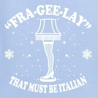 Divlji bobby fra-gee-lait koji mora biti talijanska božićna svjetiljka za božićne božićne muškarce grafički