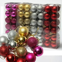 Lot Božićne kuglice ukrasi za Xmas Božićno drvce -Shatter otporne na božićne ukrase viseće lopta za