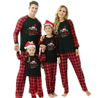 Daznico Family Božićne PJS Podesivi setovi Obori Family Božićni pidžami Početna Postavljen Božićni print