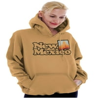 New Mexico Vintage Desert Hoodie Dukserice Žene Min Mirisco Brendovi L