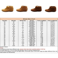 Sanviglor Dječji drešeni čizme Neklizne cipele sa gležnjače patentni patentni partni partni lagana udobnost