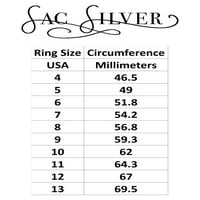 Bijela simulirana opal čistoća srca obećava prsten sterling srebrna pojas kubična cirkonija ženska veličina