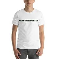 Lang prevodilac Zabavni stil kratkih rukava pamučna majica s nedefiniranim poklonima