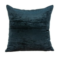 Nassau kolekcija 18 Čvrsti tamno plavi ručni ručni pamučni baršunasti jastuk za bacanje