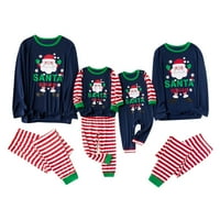 Juebong Family Božićni pidžami za odrasle Dječje Xmas Porodica Porodična noćna odjeća PJS Salon Nosite