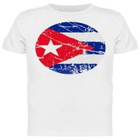 Majica Kuba Grunge Style Muškarci -Mage by Shutterstock, muško X-Veliki