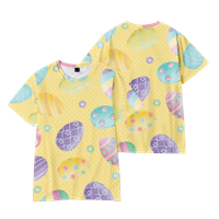 Ljetna ženska majica 3D zečji tisak Tee Uskrsni vrhovi, odrasli-4xl, 02