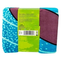 Disney Lilo & Stitch bacajte pokrivač, svileni dodir, 46x60, manikolor, poliester, svaki