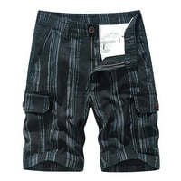 Asdoklhq Teretne kratke hlače za muškarce čišćenje muških plus veličine teretni kratke hlače Multi-džepovi