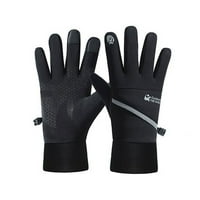 Fnohy soba decoer rukavice klike protiv klizanja silikonske termalne rukavice sa runom za biciklistički