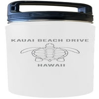 Kauai Beach Drive Hawaii Suvenir Oz ugravirani bijeli izolirani dvostruki zidni nehrđajući čelik