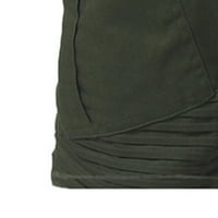 Muški kratke hlače muške ljetne casual čvrstih kratkih džepova džepne tastere hlače