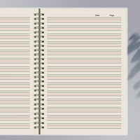 HOBEAUTY Student Engleski prijenosnik A5 B Engleski notebook Twin-žičani vezni listovi za zaštitu očiju