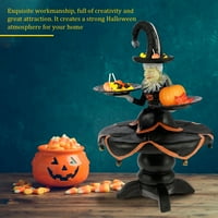 Vještica nosač zvecke Halloween Cupcake Witch stalak za uklanjanje smoklo vještica kapa bombona za skladištenje