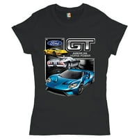 TEE Hunt Ford GT American Konj Power Majica Sportska trkačka automobila Licencirana ženska majica Tee,