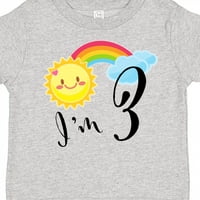 Inktastic sam 3 - Treći rođendan sunčani poklon Dječak majica ili majica mališana