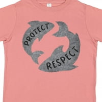 Inktastično poštovanje i zaštitu morskih pasa poklon dječaka majica ili majica mališana